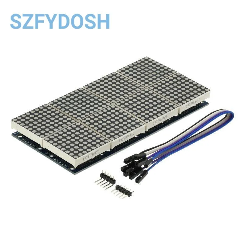 1 / 2 / 4 / 8-bit MAX7219 60×60 Dot Matrix Module Microcontroller LED Display Module For DIY KIT With Cable