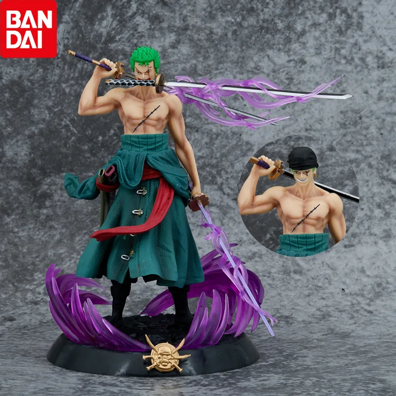 

Cartoon Anime Figure Toys One Piece GK Trumpet Fantasy Sauron Mito Stream Double Field Figurine Statue Anime Action Figures Kids