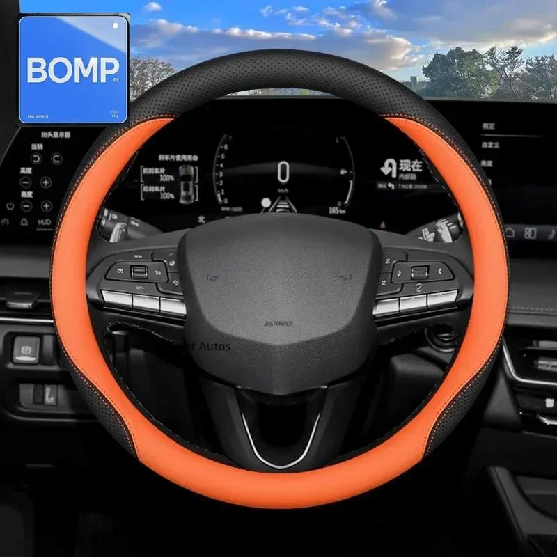

Fit For Cadillac Car Steering Wheel Cover Original Colour Leather Breathe Nappa Cadillac CT5 XT6 CT6 XT5 CT4 XT4 ATS XTS