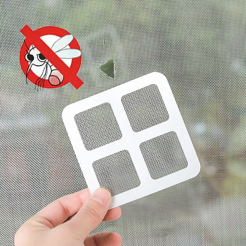 

3-12 шт. лента для ремонта оконного экрана, фиксирующая сетка для окон, домашний клей, противомоскитная сетка, москитная сетка, ремонт сломанных отверстий