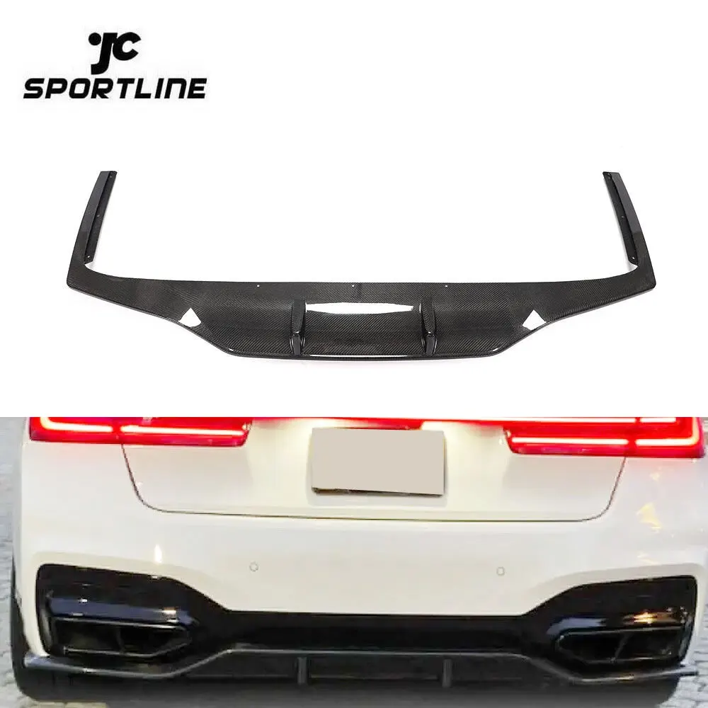 

For BMW 7 Series G11 M-SPORT Carbon Rear Bumper Diffuser Lip Spoiler 2019 2020