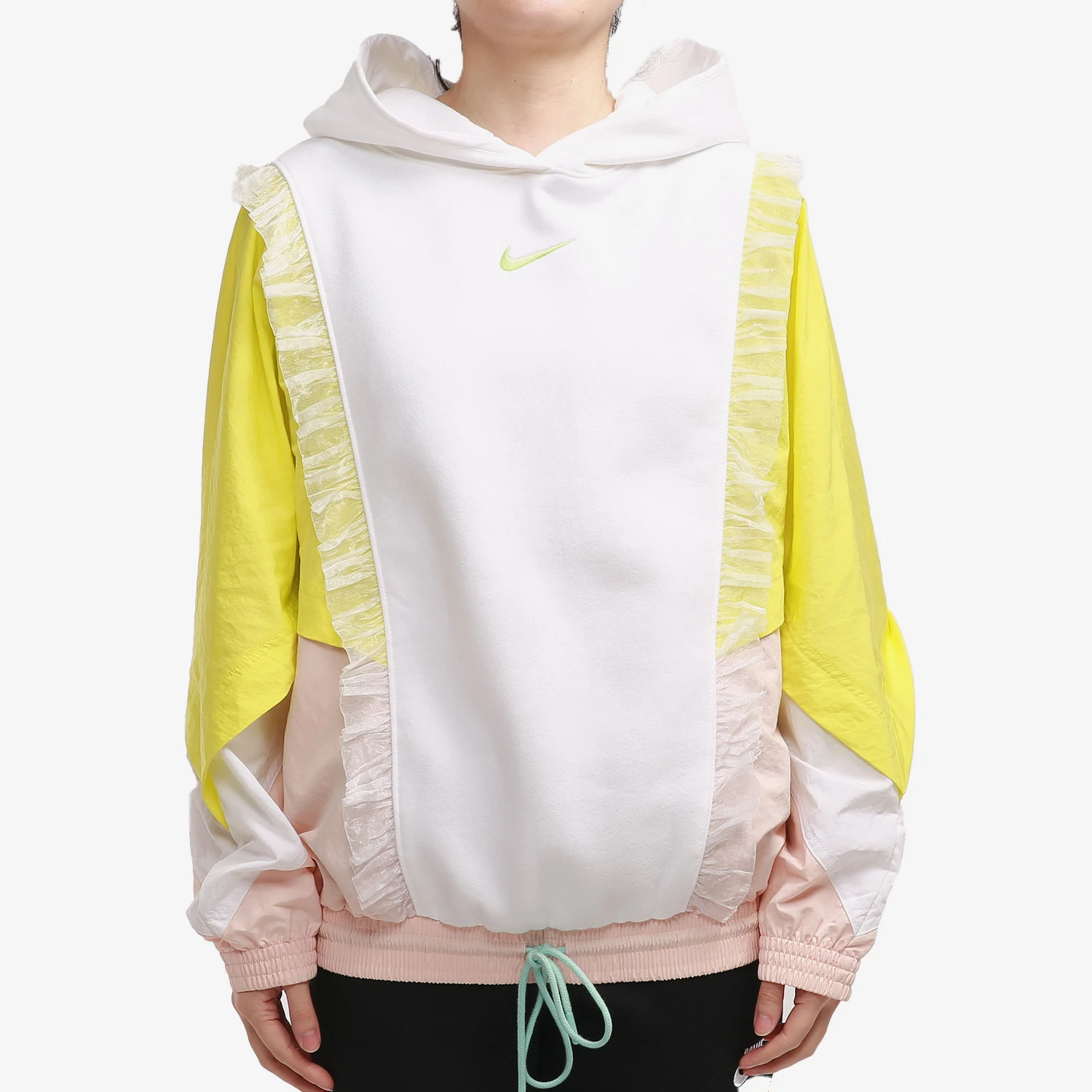 Nike Authentic Women's Hooded Patchwork Sweatshirt DH1371-107