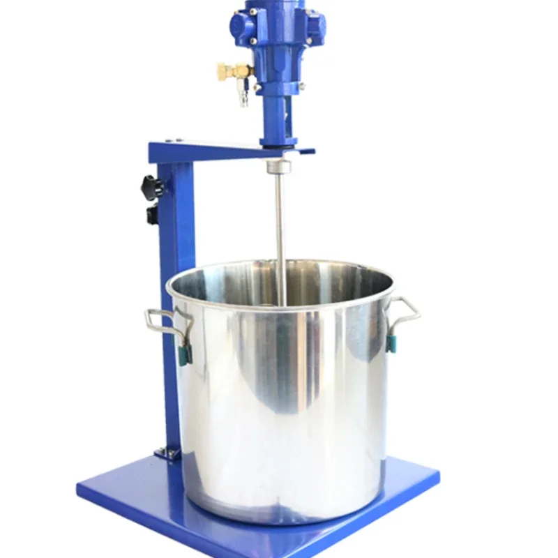 Pneumatic Mixing Machine  Gallons Manual Lifting Glue Paint Coating Chemical Food Liquid