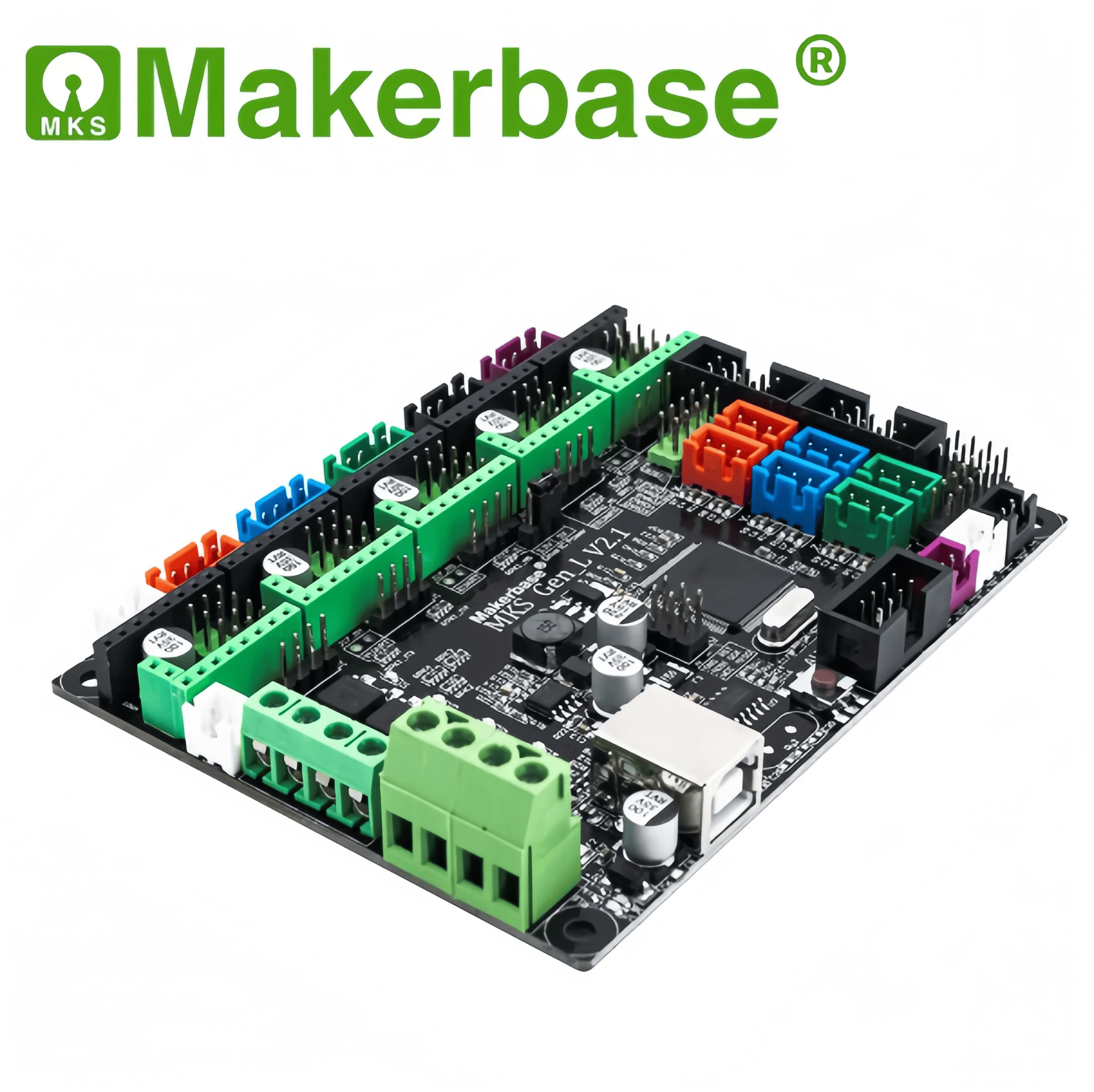 Плата управления 3D-принтером Makerbase MKS Gen-L (основная плата) — высокая производительность, поддержка Open-Source Marlin