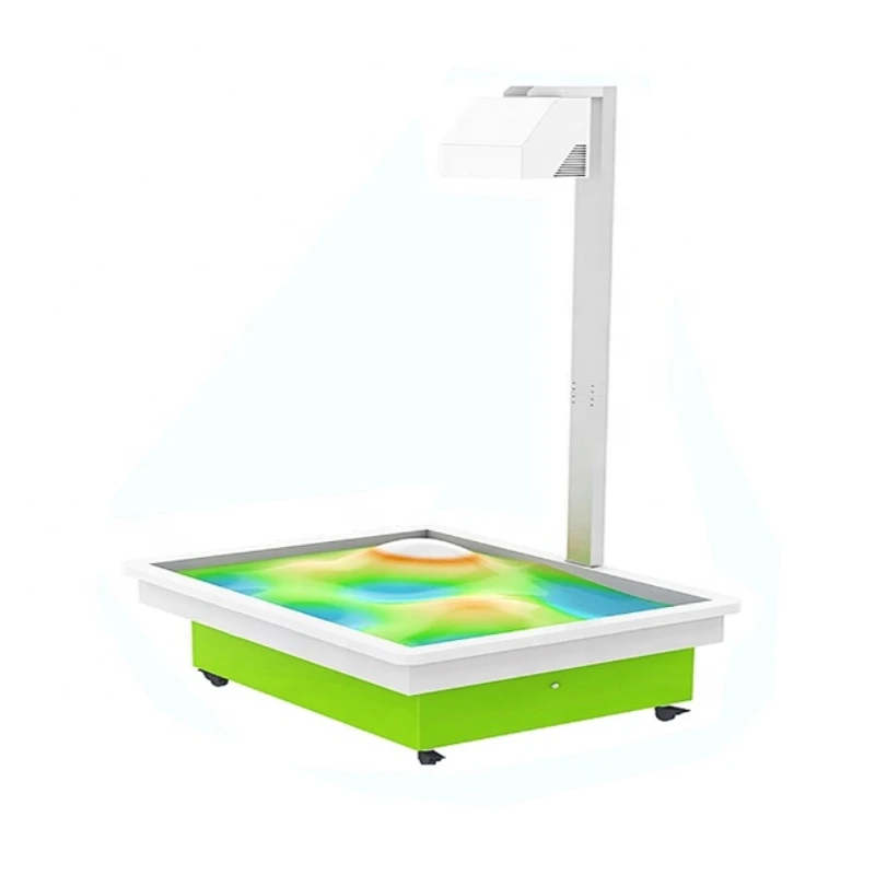 Interactive VR projection game sandbox, interactive projector sand table for kids play