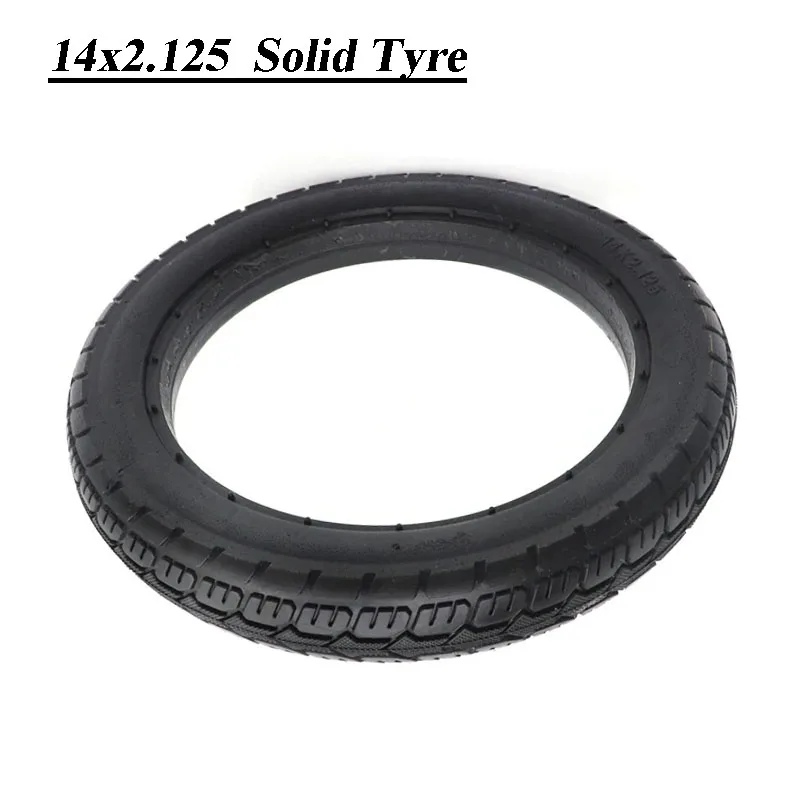 12 inch solid tire 12/14/16x2.125 non inflatable explosion-proof solid tire accessories