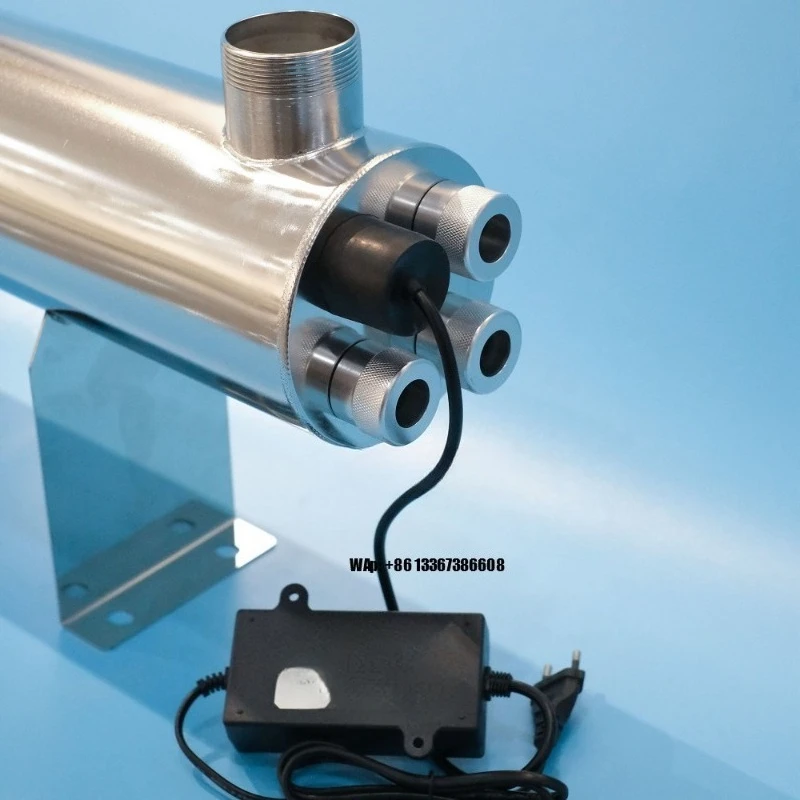 

SS304 316 Large Flow 110w 165w 220w Industrial Use UV Lamp Water Disinfection UV Sterilizer for Water Filter Purifier System