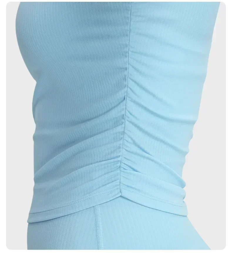 Camicia sportiva a maniche corte a costine da donna al limone tutto ciò che richiede t-Shirt corta ad alta elasticità asciugatura rapida Running Fitness Yoga Top