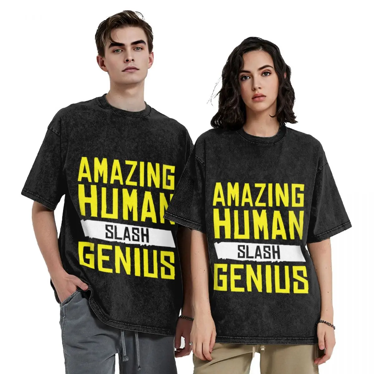 

Amazing Human Slash Genius T-Shirt graphics new edition T-shirts man T-shirt men