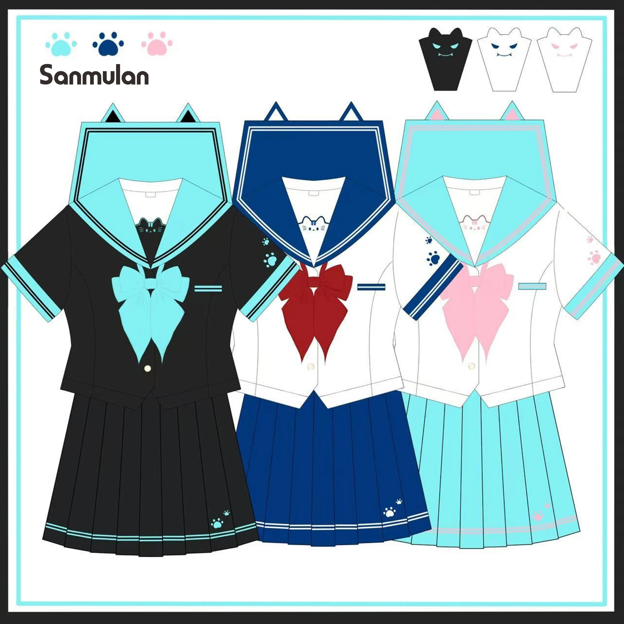 authentic-style-jk-uniform-summer-slim-fit-design-available-in-three-colors-cute-schoolgirl-style-sailor-suit-long-short-sleeves