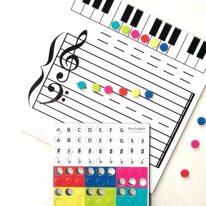 Musikalische Notizbrett zum Unterrichten und Üben für Schüler Kinder Musiker benutzen