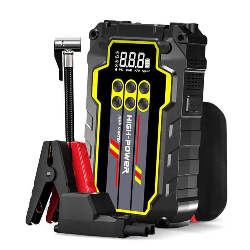 ANTPOWER 1200A Urządzenie do uruchamiania awaryjnego samochodu 150PSI Pompa powietrza Akumulator samochodowy Awaryjne wzmacniacze 10000mAh Akumulator samochodowy Powerbank Przenośne urządzenie — 2