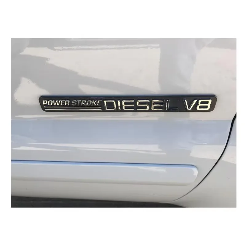 

Power Stroke Diesel V8 Car Sticker Emblem Badge - Vehicle Decal for Trucks And Cars