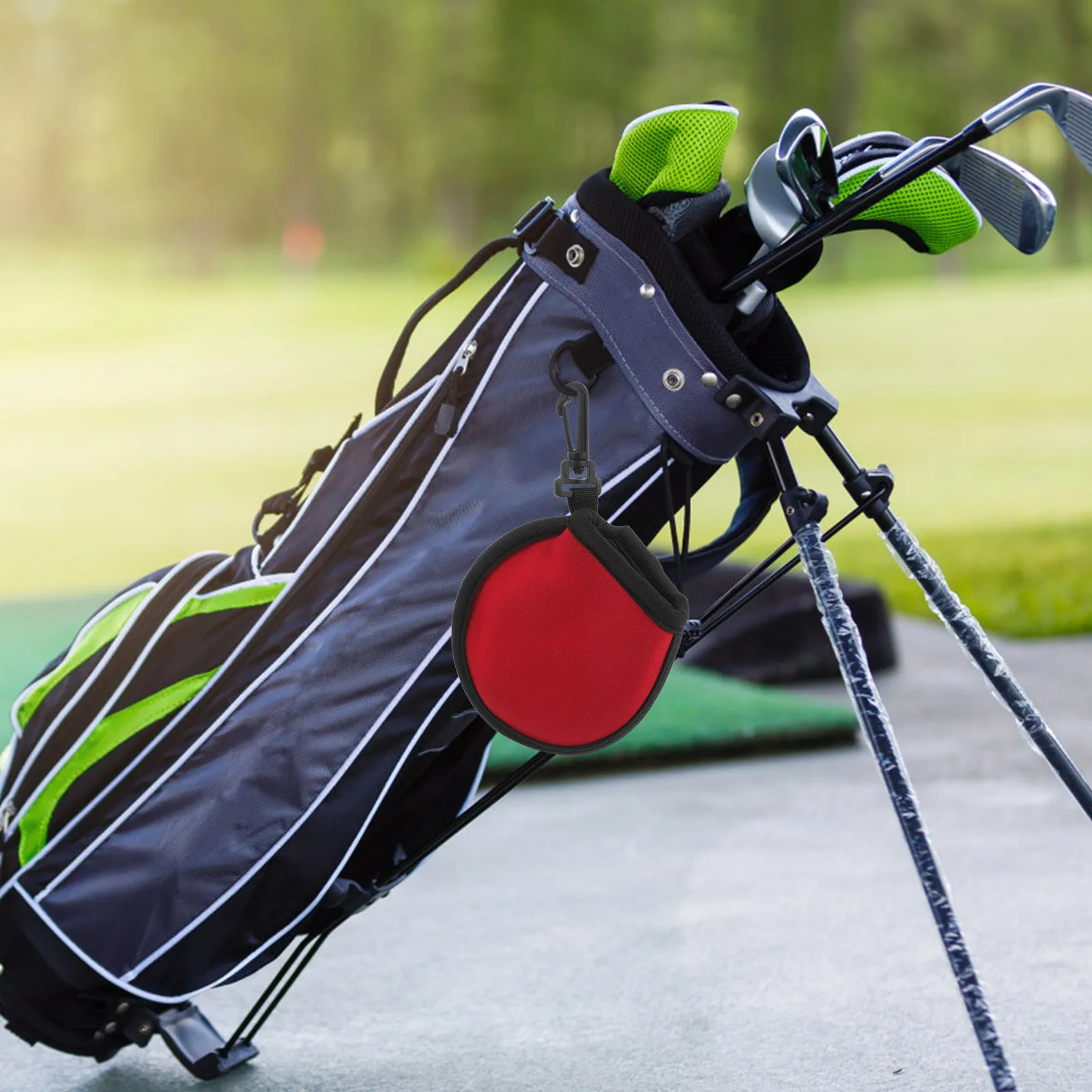 3Pcs Golf Ball Cleaning Bag Compact Wiping Pouch Fast Dry Surface Ideal for Tournament Use Reliable Ball Care Tool