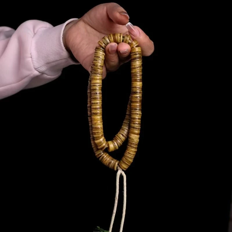 Tibetan- yak bone Buddhist bead bracelet 108 beads ethnic style hand-held jewelry