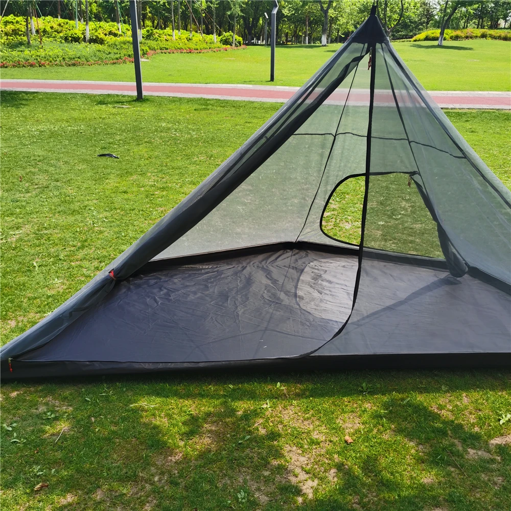 The 2-3 Person Mesh tent,mosquito proof Four three tent,Pyramid firewood stove tent supporting inner tent,Tingxue 320