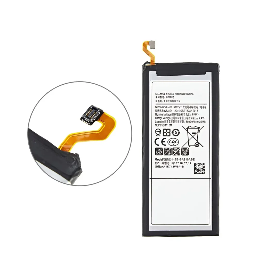 Genuine New EB-BA910ABE 5000mAh Battery For Samsung Galaxy A9 Pro (2016) A9+ SM-A9100 SM-A910 SM-A910F SM-A910DS Batteries+Tools