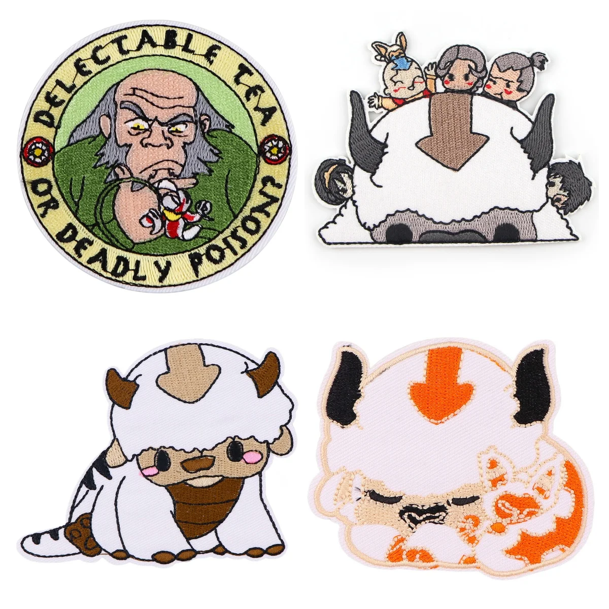 만화 애니메이션 자수 패치 의류용 열접착 패치 재킷용 바느질 DIY 스티커