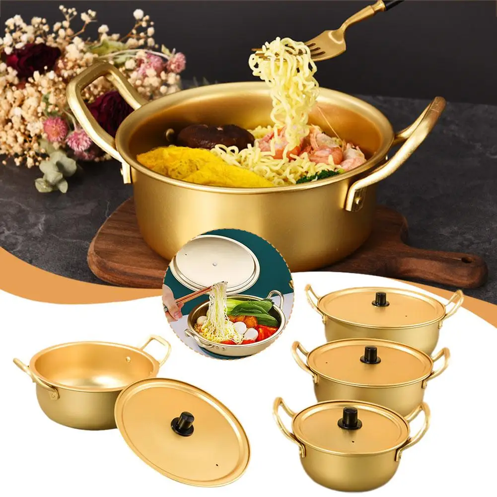 

Korean Ramen Noodles Pot Aluminum Korean Drama Soup With Soup Heating Noodles Pot Noodle Milk Pot Cooking Fast Lid Pot Inst
