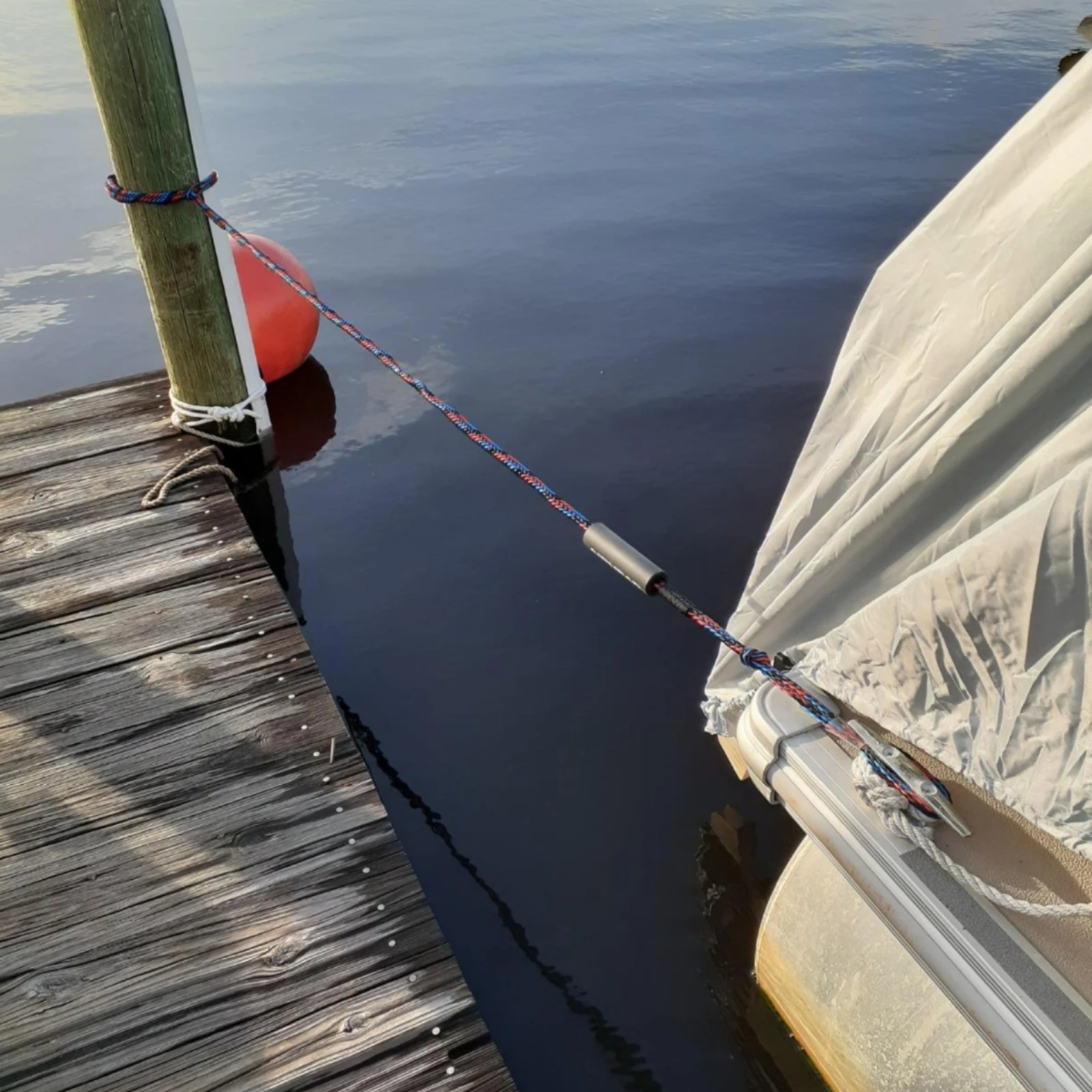 

Bungee Dock Line No Knots Needed Shock Absorbing Dock Line Elastic Mooring Rope Easy Docking Anchor Mooring Rope