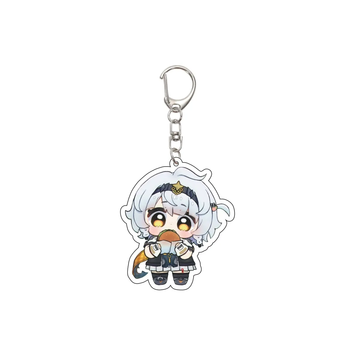 55MM  Zenless Zone Zero games Keychain Soldier 0 Anby Key Chain Acrylic Model Plate Christmas Gifts