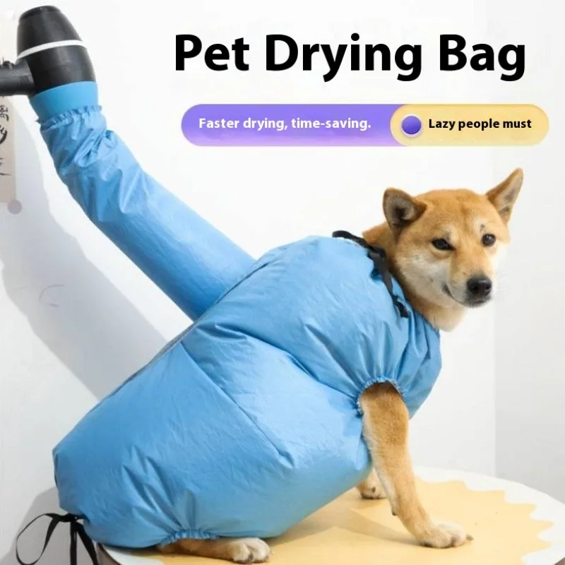 

Pet Dryer Bag Portable Blow Dry Box Cats Dogs Large Breed Quick Drying After Bath Hair Dryer Alternative Dropshipping‌