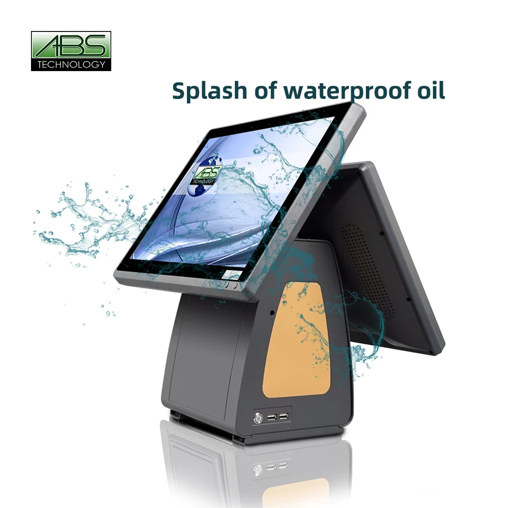 ATV&UTVWholesale Customization ABS8000 High Quality Metal POS Cash Register System Windows 7/10 1 Year Warranty Bluetooth 5.2 15