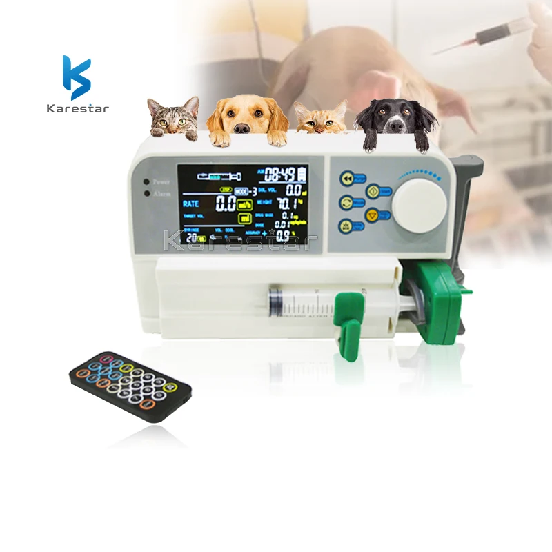 

Karestar K-GS01 Vet Medical Device Iv Veterinary Fluid Pump Portable veterinary infusion syringe pump