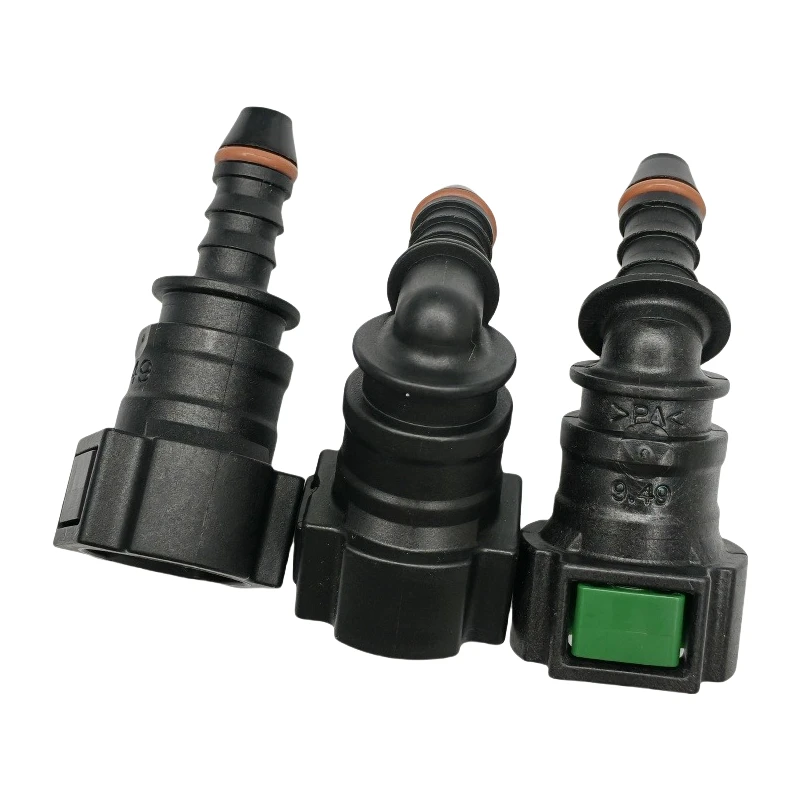 9.49mm 9.49 ID6 SAE 3/8 Fuel pipe joint auto Fuel line quick connector plastic female filter connector 2pcs a lot