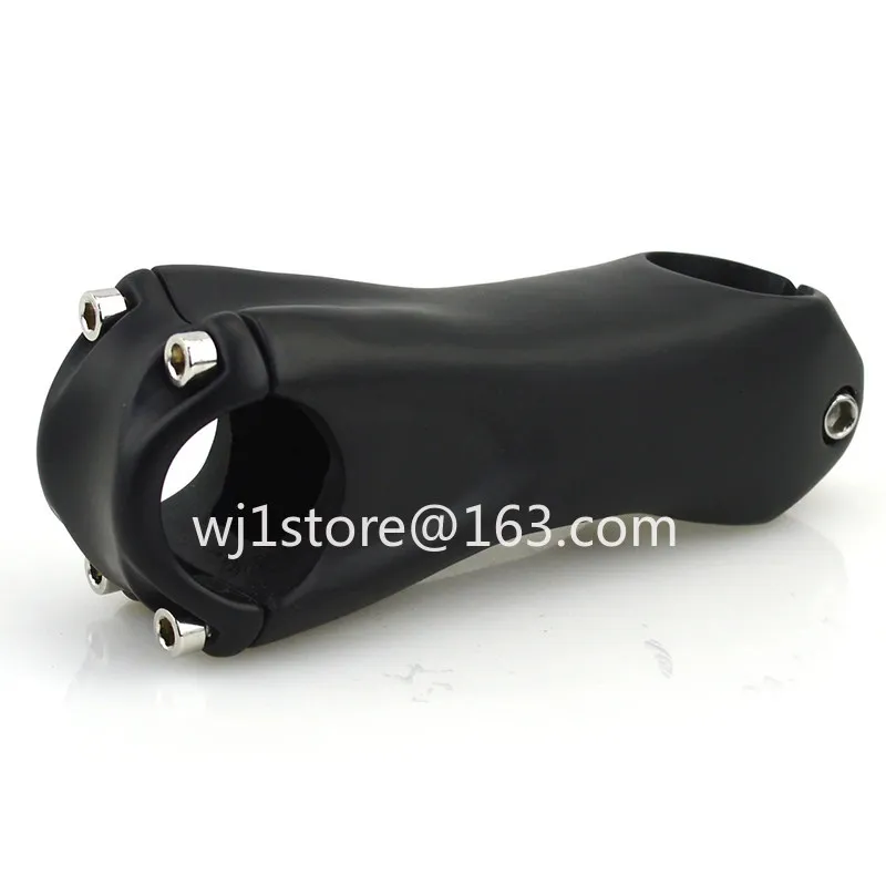 Unmarked full carbon fiber single nail riser mountain bike road folding bicycle full carbon handle vertical faucet 10 degrees