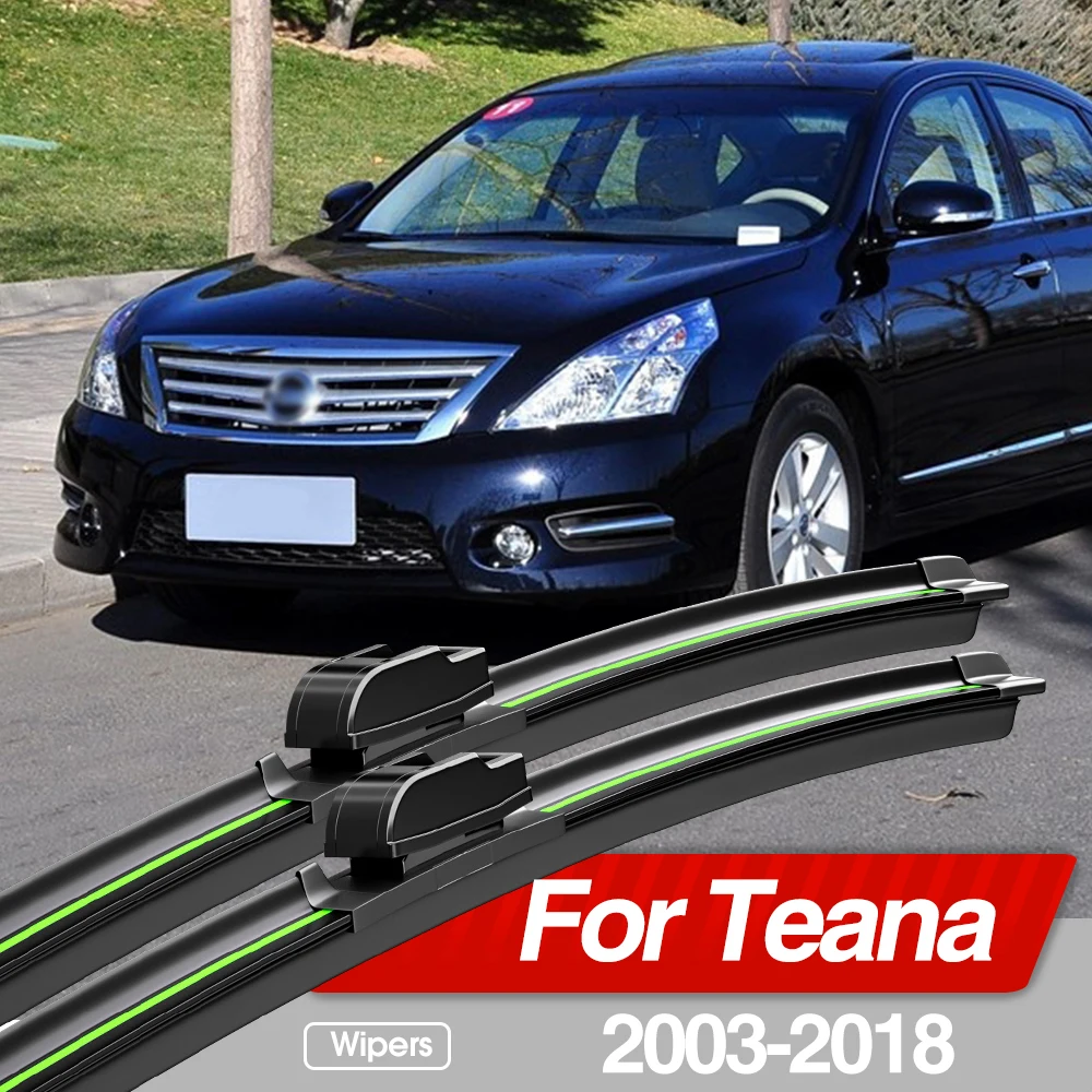 

For Nissan Teana J31 J32 J33 2003-2018 Front Windshield Wiper Blades 2pcs Windscreen Window Accessories 2004 2008 2013 2016