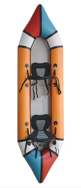 Eco-Friendly Inflatable Boat Outdoor Air Boat Water Rafting Inflatable Fishing Kayak Inflatable Lightweight Pvc PackRaft