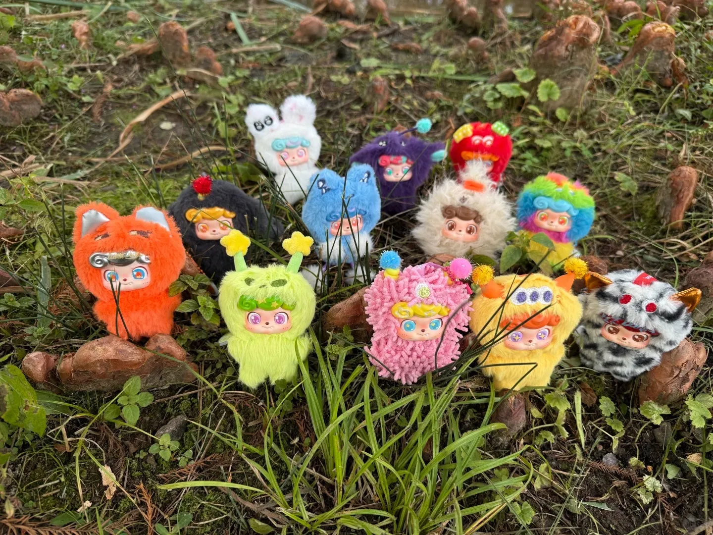 حار Q.Kid صندوق أعمى موجة نادي سلسلة كاواي صغيرة جديدة قلادة اللعب جمع الحلي الشكل دمية Q. طفل صندوق غامض مفتاح سلسلة هدية