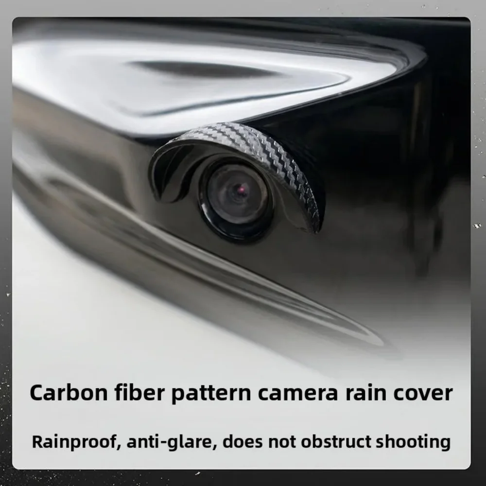 Self-adhesive Car Reversing Camera Rain Cover Waterproof Protective Car Camera Cover in-vehicle Camera Sun Shade Rain Shield