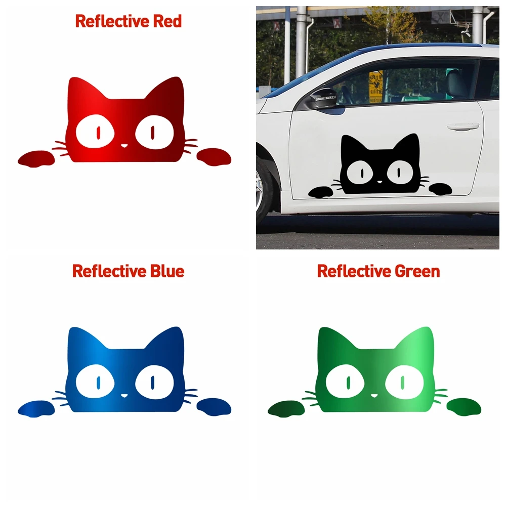 Lovely Car Sticker Cat Stickers For car Decals Funny Motorcycle Decal Kitty Sticke Auto Decoration More Size And Colours