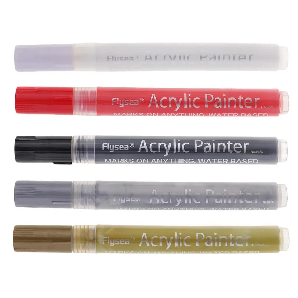 Acrylfarbe Metallic Marker Malerei Fotoalbum Weihnachtskarten