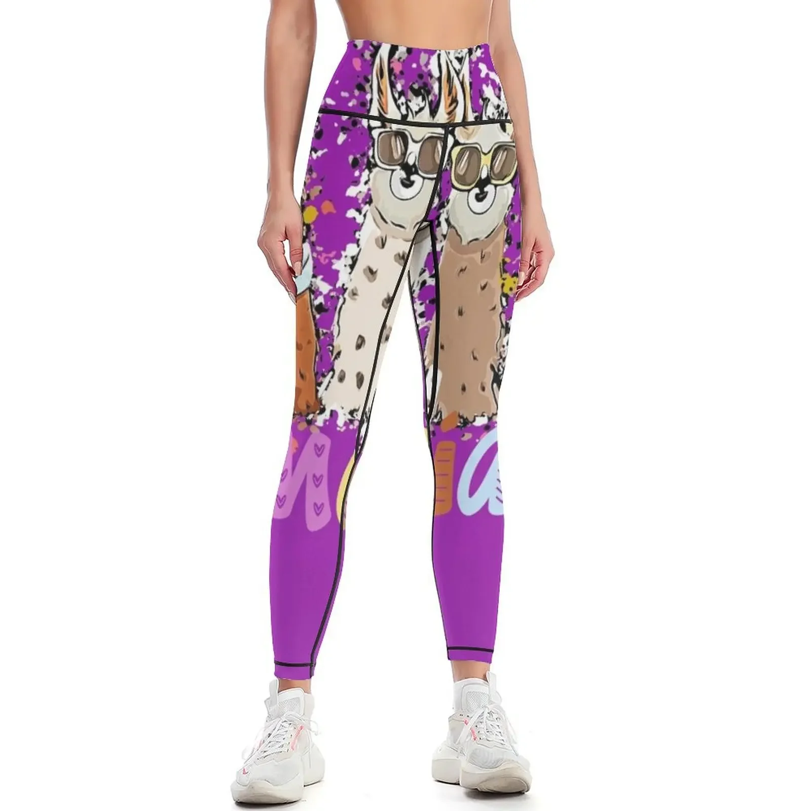 

Cool Llamas kids and adults - Llamalliance Leggings Women's tights gym clothing joggers for Womens Leggings