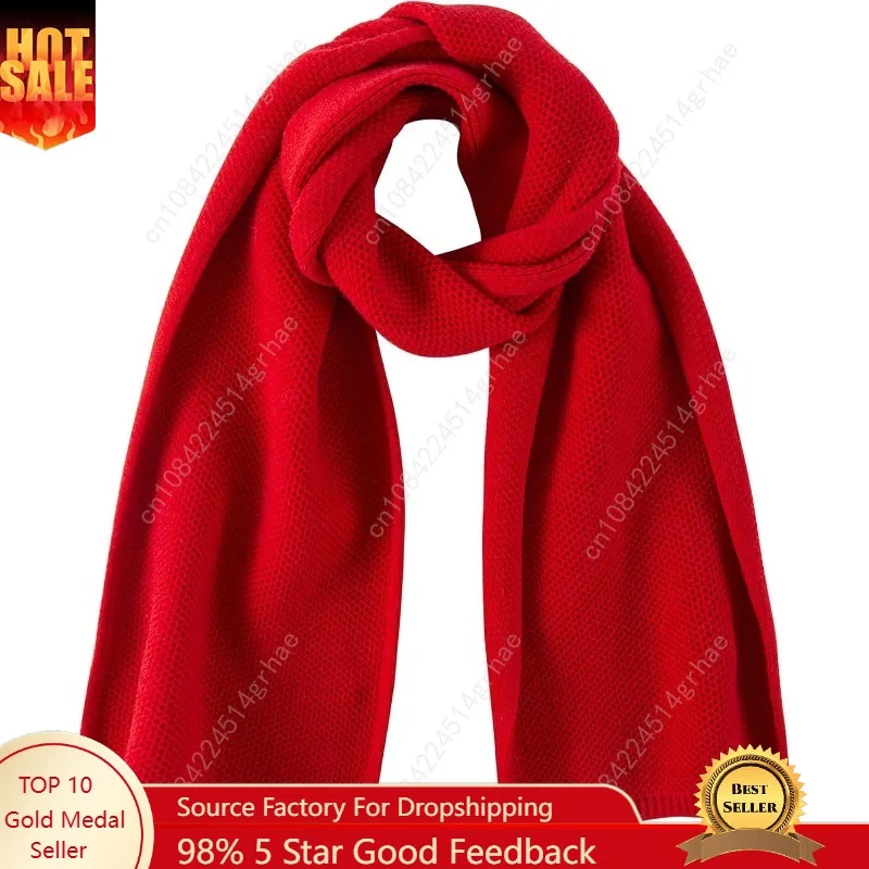 

Women's Long Knit Scarf Winter Chunky Scarfs Warm Big Wrap Thick Winter Fashion Scarves for Outdoor Men & Women ﻿