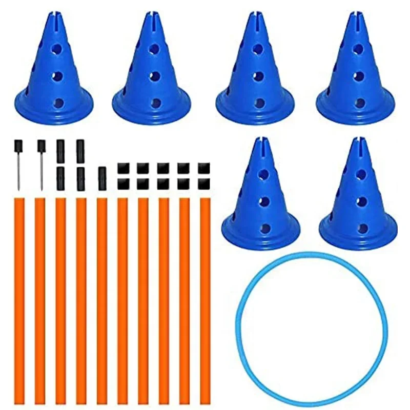 

Dog Agility Training Kit Jump Jump Bar Obstacle Course Dog Training Equipment