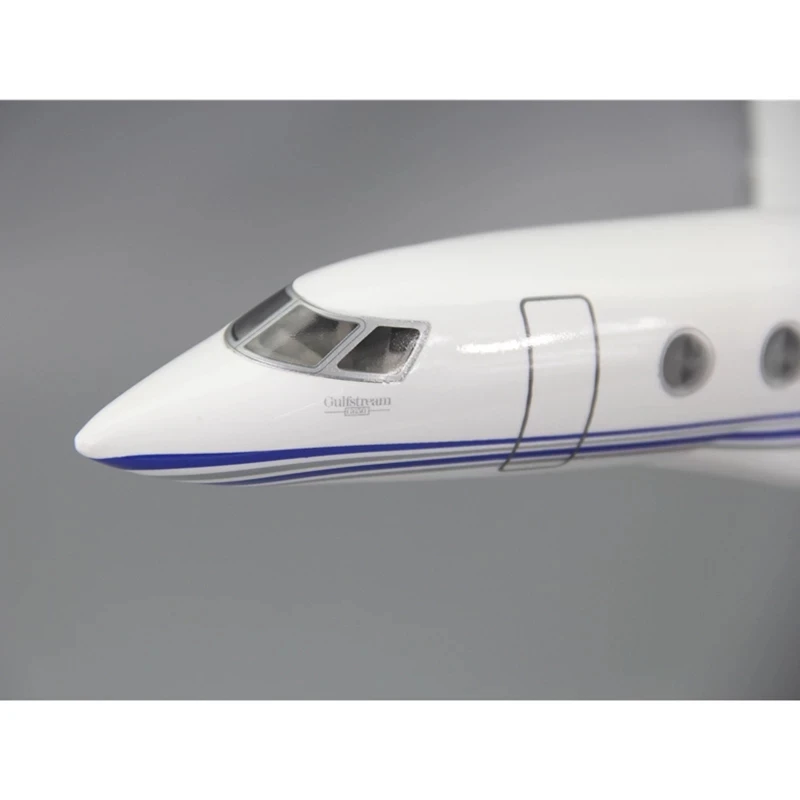 Model Jet Airplane, 47CM Gulfstream g650 Plane Model Resin Aircraft Model for Adults Collectible Airplane Models Office Desktop