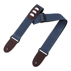 Shoulder Strap Suitable for Wooden Guitar, Electric Guitar, Cotton Denim, Foreign Trade, New Product