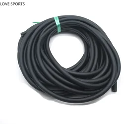 Good Quality 10 Meters Round Rubber Band Black Latex Tube Size ID 3mm OD 8mm Fishing Line for Friends Outdoor Sports Accessories