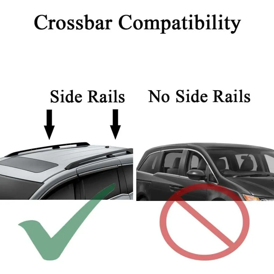 BRIGHTLINES قضبان متقاطعة رفوف السقف قضبان الأمتعة لاستبدال 2011-2017 هوندا أوديسي تصميم متين من سبائك الألومنيوم مع ارتفاع #3