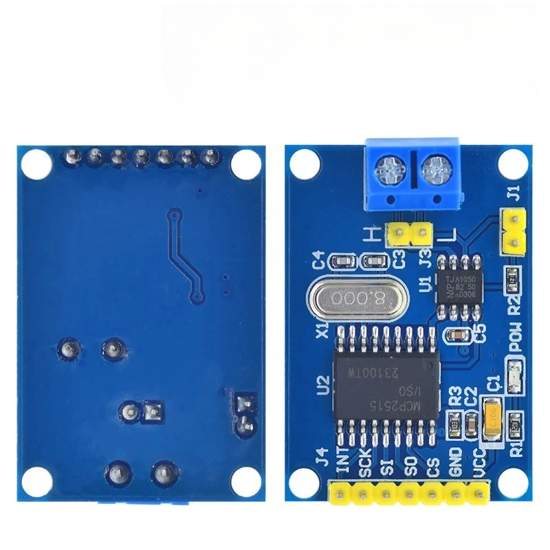 3 قطعة MCP2515 CAN حافلة وحدة مجلس TJA1050 استقبال SPI ل 51 متحكم ARM تحكم