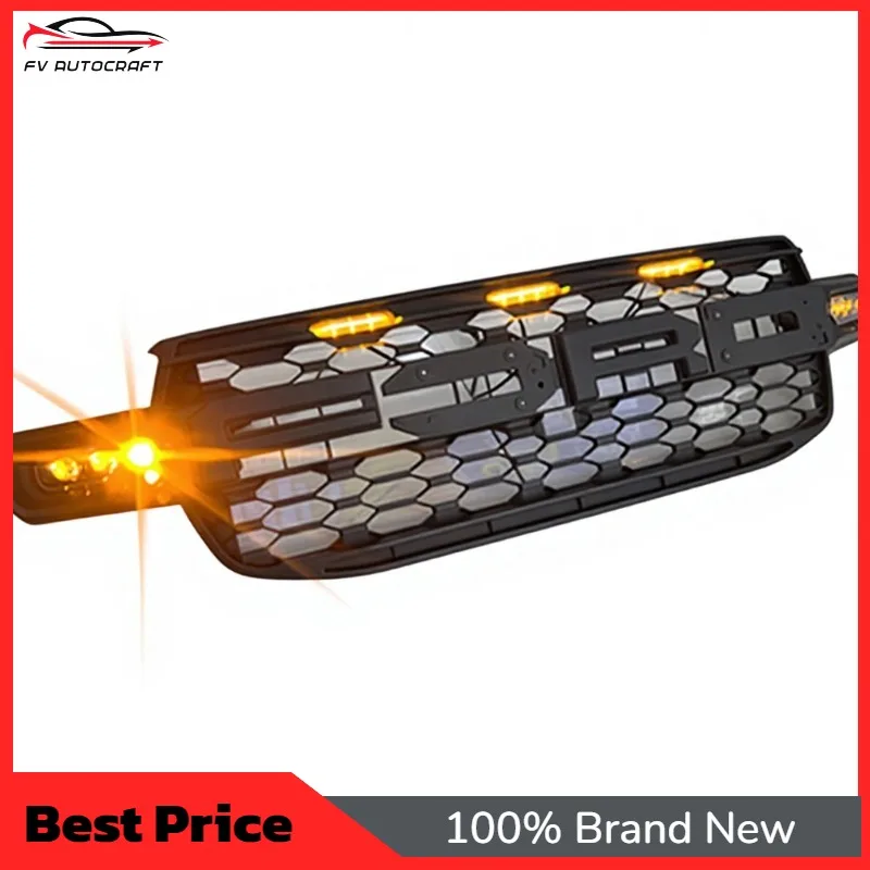 【2026】High Quality MINGYANG New Plastic Stormtrak Design Raptors Style Grille With Side LED Lights For For Ranger Wildtrak T9 20
