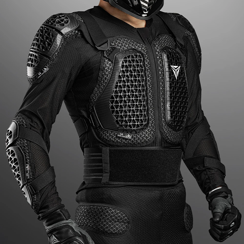 Herren-Motorrad-Körperpanzerung, Anti-Fall, Motocross-Rennbekleidung, Schutz, Motorrad-Rüstung, verschleißfeste Ganzjahres-Reitausrüstung