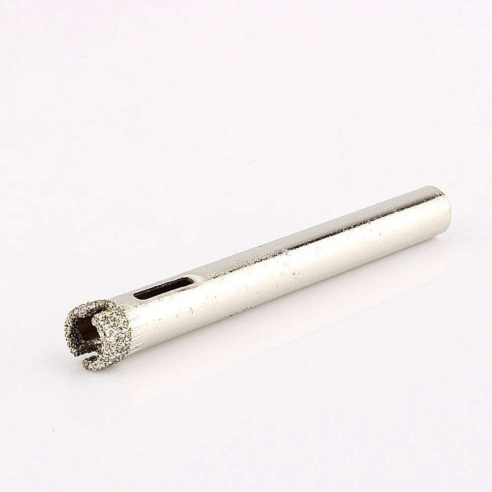 Diamond Grit Diamond Hole Saw Round Shank Electroplated Surface Tile Drill Bit Side Opening Diamond Drill Bit Marble Drilling