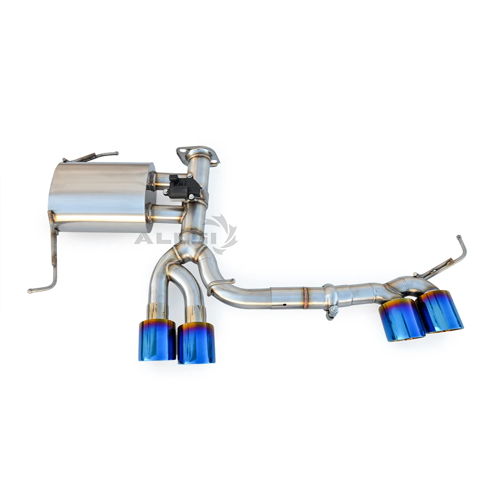 

Tailgate Sports Exhaust System for BMW E90 E92 320i 318i 316i 2.0 2007-2012 Blue four-pronged tip adapted M3 diffuser，Muffler
