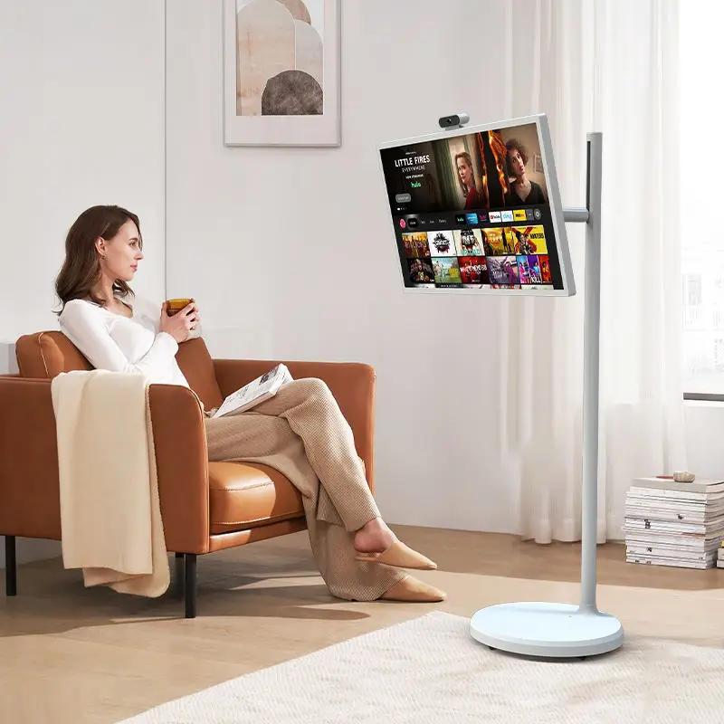 تلفزيون ذكي تفاعلي ممتاز مقاس 24 بوصة 2025 - شاشة لمس متحركة مع أندرويد 12