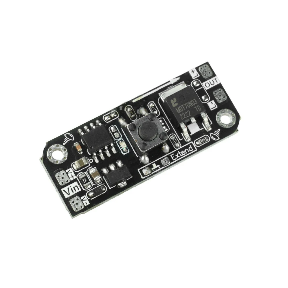 DC5-24V Touch Button LED PWM Stepless Dimming Driver Module 5A Constant Voltage Touch Button Dimming Board for LED COB Strip